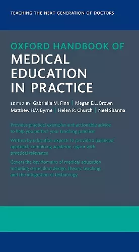 Oxford Handbook of Medical Education in Practice cover