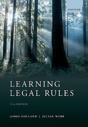 Learning Legal Rules cover