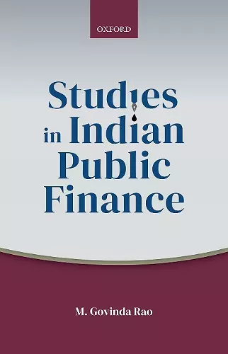 Studies in Indian Public Finance cover