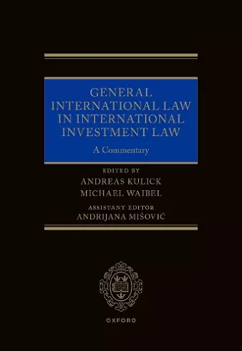 General International Law in International Investment Law cover