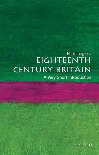 Eighteenth-Century Britain: A Very Short Introduction cover