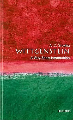Wittgenstein: A Very Short Introduction cover