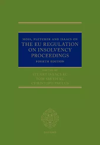 Moss, Fletcher and Isaacs on The EU Regulation on Insolvency Proceedings cover