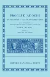 Proclus: Commentary on Timaeus, Book 2 (Procli Diadochi, In Platonis Timaeum Commentaria Librum Primum) cover