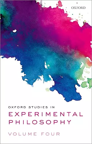 Oxford Studies in Experimental Philosophy Volume 4 cover