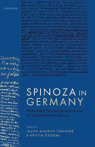 Spinoza in Germany cover