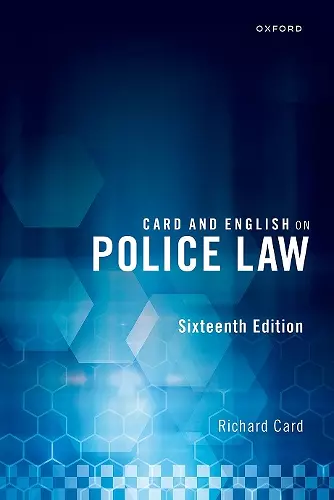 Card and English on Police Law cover