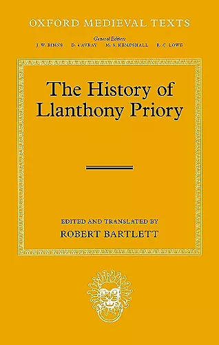 The History of Llanthony Priory cover