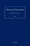 History of Universities XXXV / 1 cover