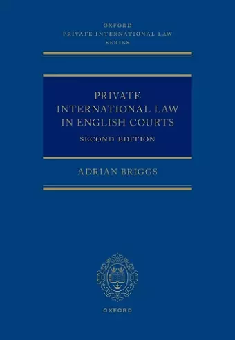 Private International Law in English Courts cover