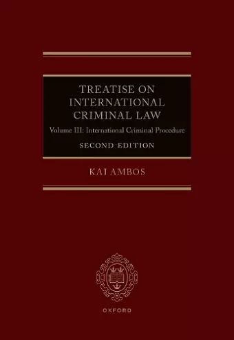 Volume III: Treatise on International Criminal Law cover