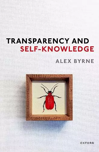 Transparency and Self-Knowledge cover