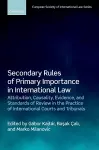 Secondary Rules of Primary Importance in International Law cover