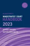 Blackstone's Magistrates' Court Handbook 2023 cover
