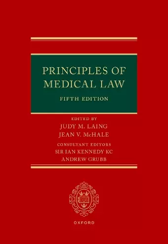 Principles of Medical Law cover