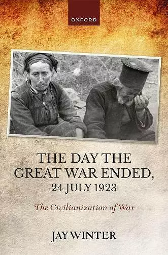 The Day the Great War Ended, 24 July 1923 cover