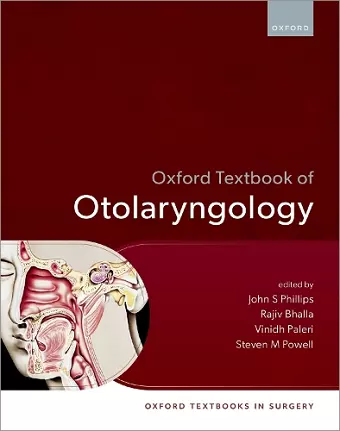 Oxford Textbook of Otolaryngology cover