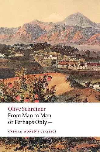 From Man to Man or Perhaps Only— cover