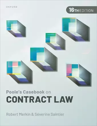 Poole's Casebook on Contract Law cover