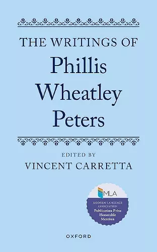 The Writings of Phillis Wheatley Peters cover