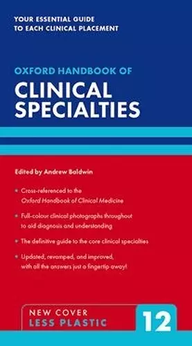 Oxford Handbook of Clinical Specialties cover