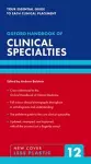 Oxford Handbook of Clinical Specialties cover