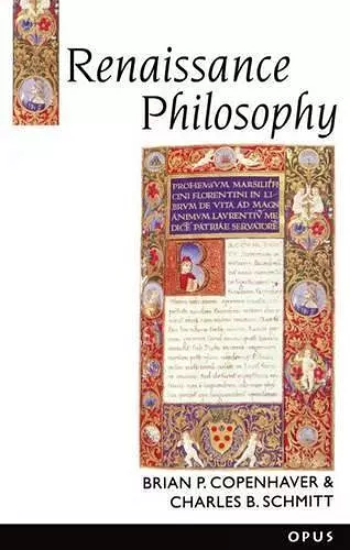 Renaissance Philosophy cover