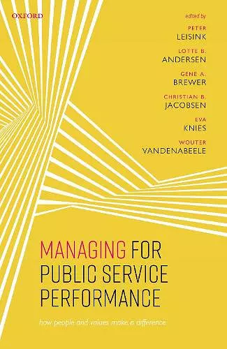 Managing for Public Service Performance cover