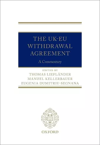 The UK-EU Withdrawal Agreement cover