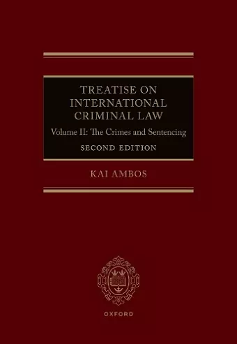 Treatise on International Criminal Law cover