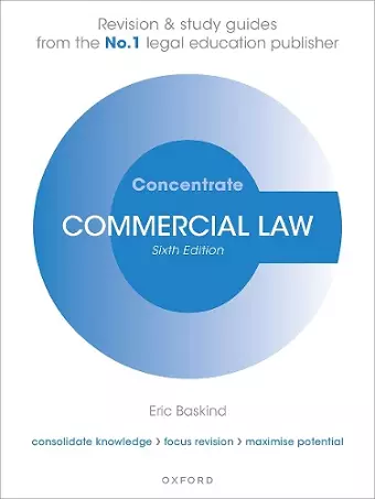 Commercial Law Concentrate cover