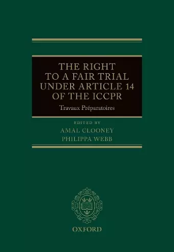 The Right to a Fair Trial under Article 14 of the ICCPR cover