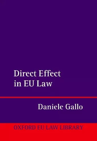 Direct Effect in EU Law cover