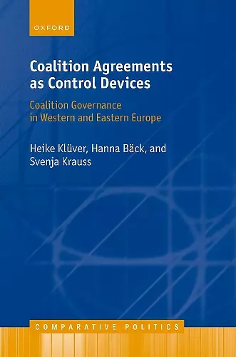 Coalition Agreements as Control Devices cover