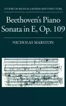 Beethoven's Piano Sonata in E, Op. 109 cover