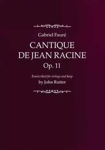 Cantique de Jean Racine cover