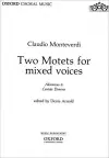 Two Motets for mixed voices cover