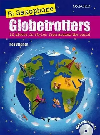 Saxophone Globetrotters, B flat edition + CD cover