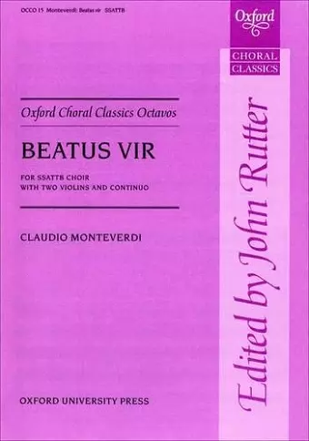 Beatus vir cover