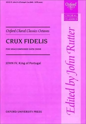 Crux fidelis cover