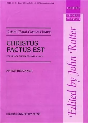 Christus factus est cover