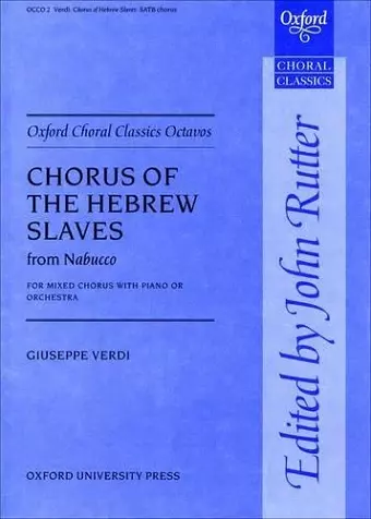 Chorus of the Hebrew Slaves from Nabucco cover