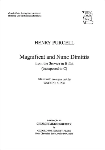 Magnificat and Nunc Dimittis from B flat service cover