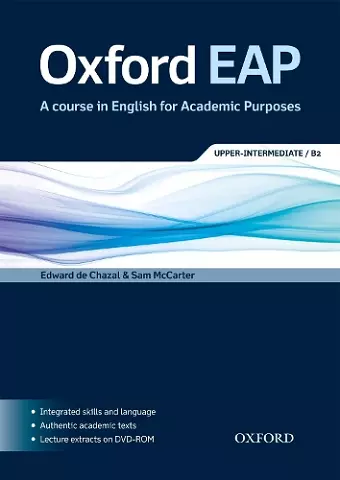Oxford EAP: Upper-Intermediate/B2: Student's Book and DVD-ROM Pack cover