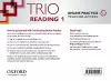 Trio Reading: Level 1: Online Practice Teacher Access Card cover