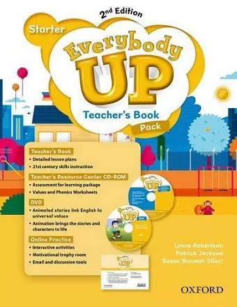 Everybody Up: Starter Level: Teacher's Book Pack with DVD, Online Practice and Teacher's Resource Center CD-ROM cover