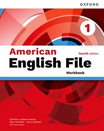 American English File fourth edition Level 1 Workbook cover