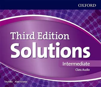 Solutions: Intermediate: Class Audio CDs cover