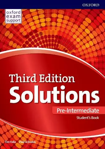 Solutions: Pre-Intermediate: Student's Book cover