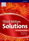 Solutions: Pre-Intermediate: Student's Book A Units 1-3 cover